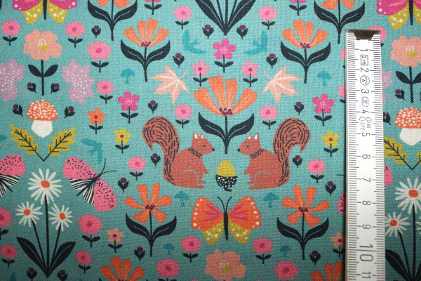 Designer- Baumwollstoff Woodland Wander (10 cm)